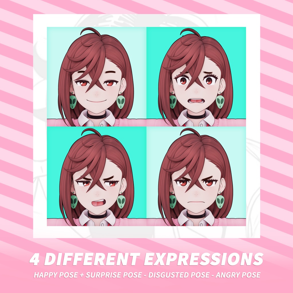 Momo Ayase Model (T Pose + Outfit Variations)