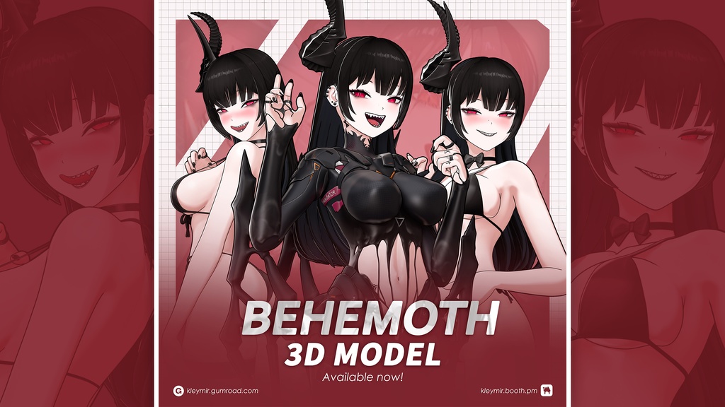 Behemoth Model (T Pose + Outfit Variations)