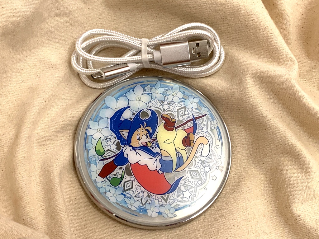 Qi対応 ワイヤレス充電器(シャルロッテ)