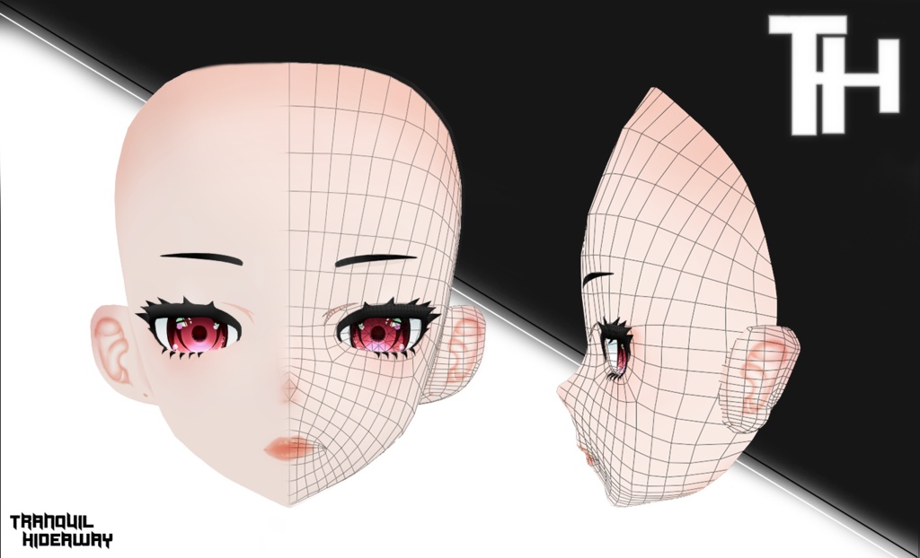 Anime styled head