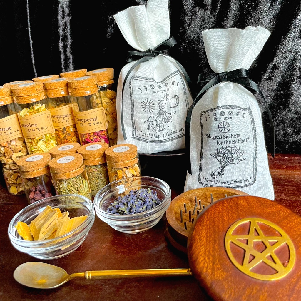 Magical Linen Sachet ~Samhain Ver.~