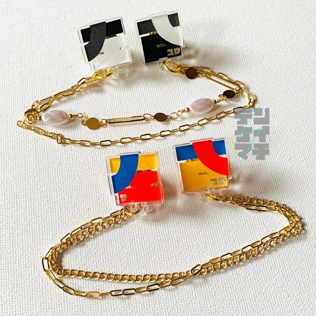 左右確認カラーピン