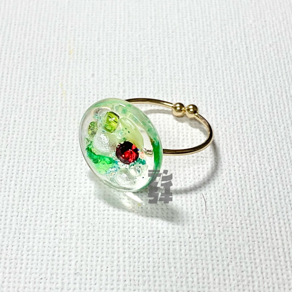 クリームソーダなリング