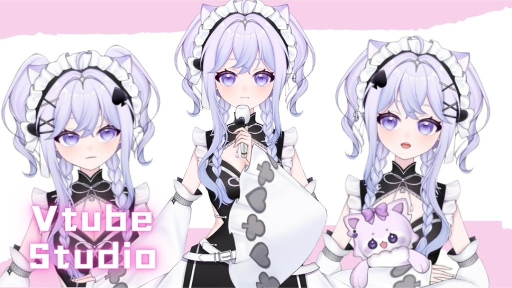 Vtuber Model LIVE2D || 可愛的紫色女孩 Purple Girl ✓