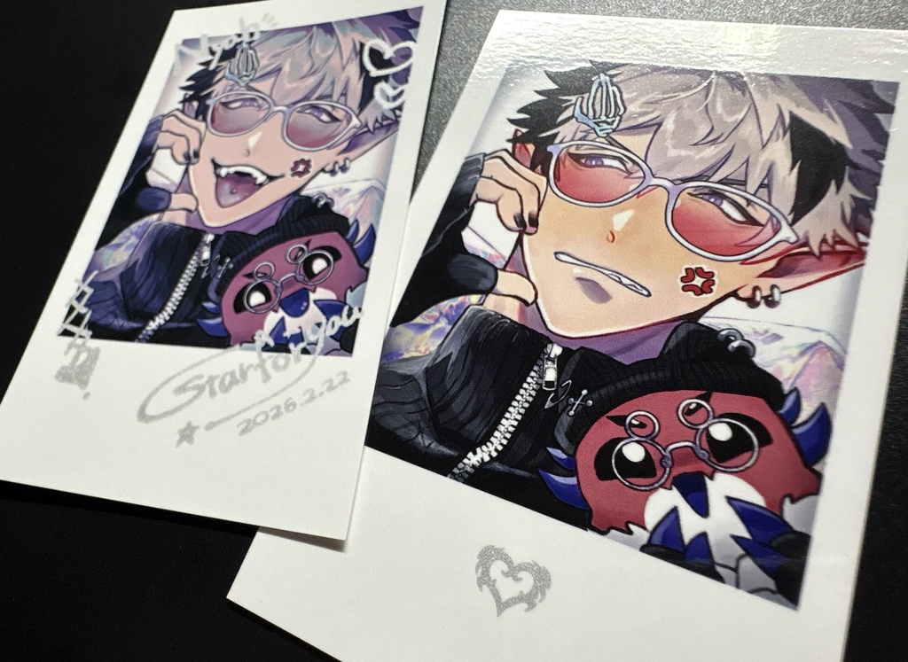 【非公式】チェキ風カード2種セット