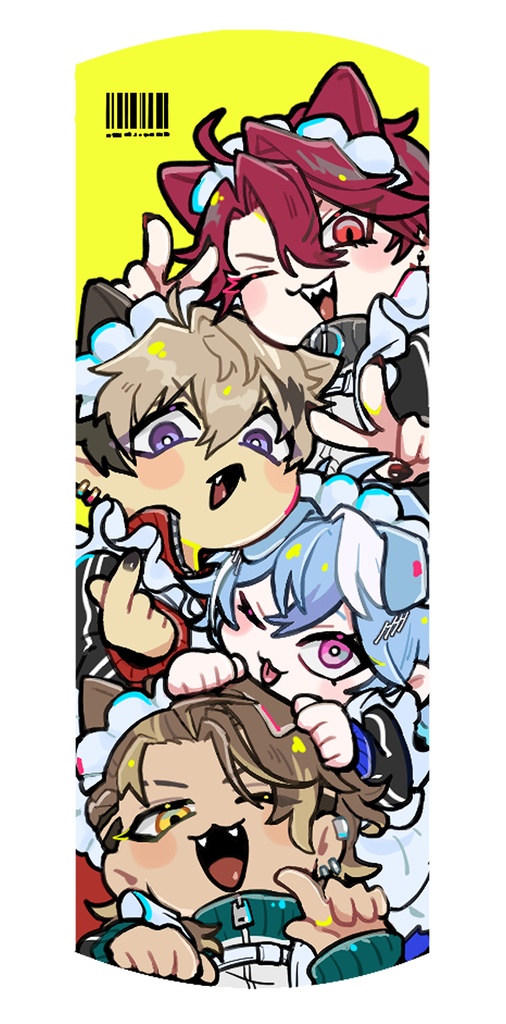 【非公式】猫耳ジャージメイドアクリルキーホルダー