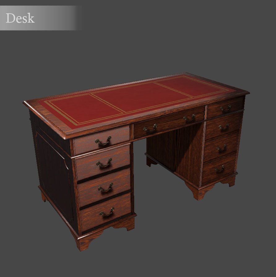 アンティーク家具vol.01 -書斎4点セット- / Antique Furniture vol.01