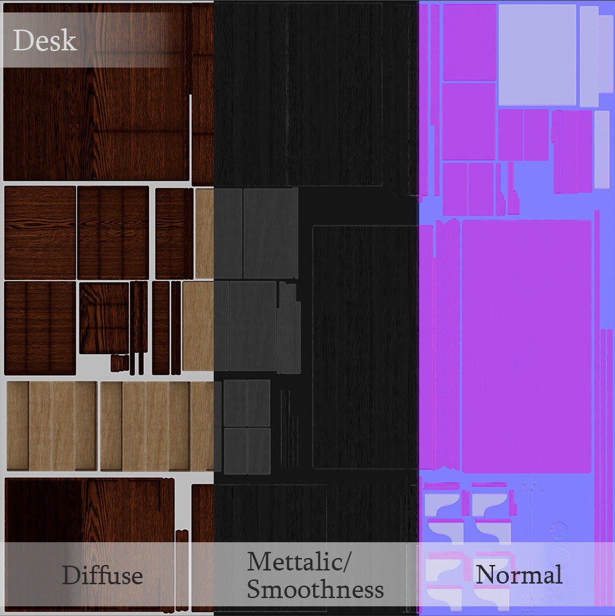 アンティーク家具vol.01 -書斎デスク- / Antique Furniture vol.01 -Desk-