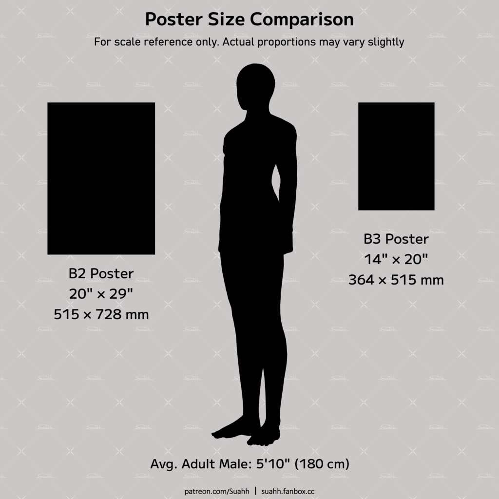 B2 Fabric Poster – 16 Designs