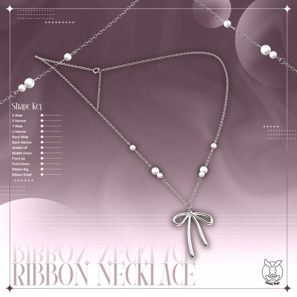 🎀Ribbon Necklace