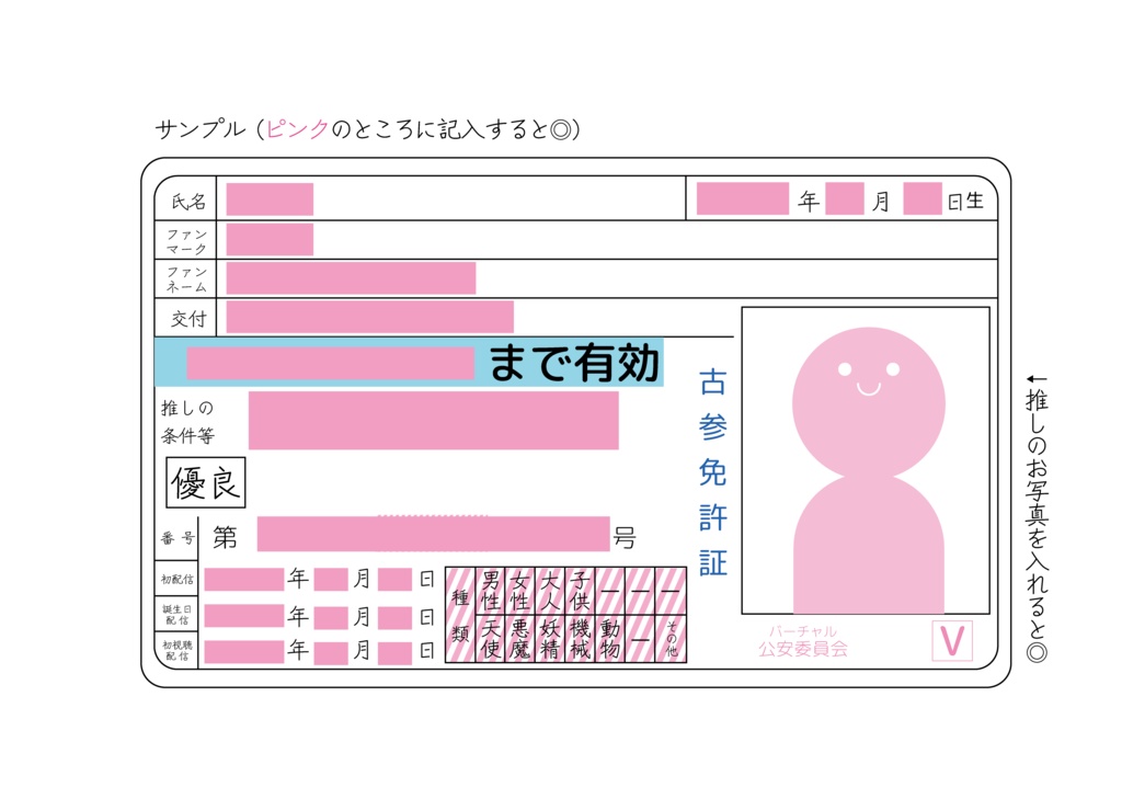 古参免許証