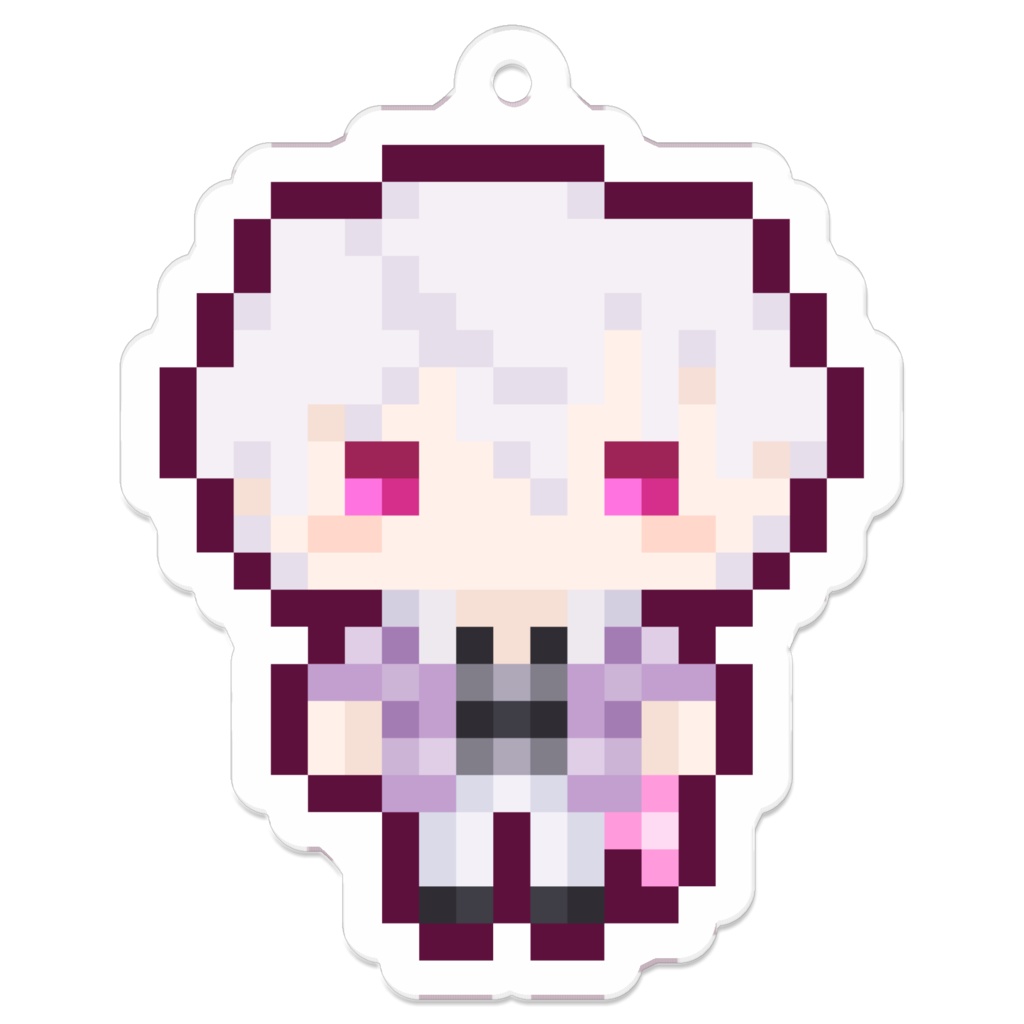 アクリルキーホルダー　アズ/ドット絵