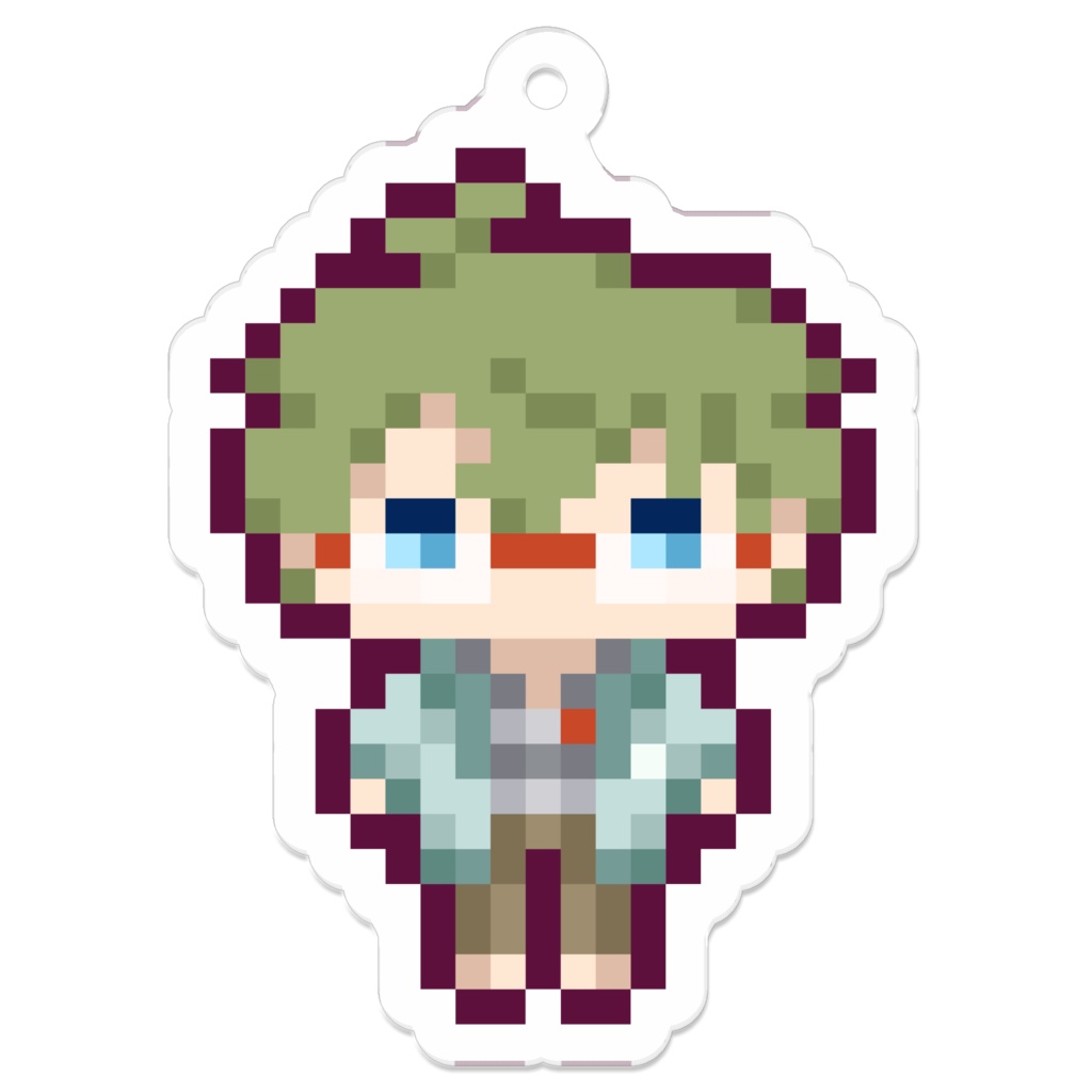 アクリルキーホルダー　ルーク/ドット絵