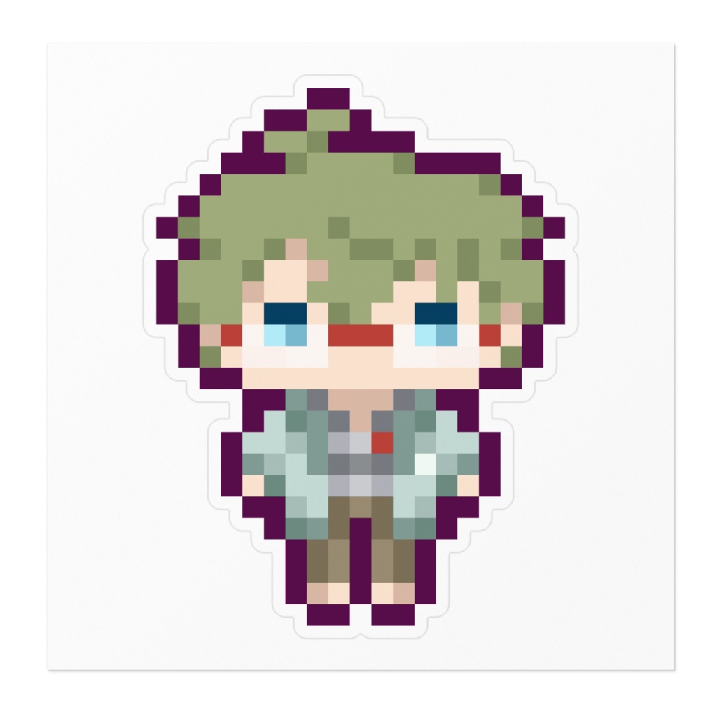 ステッカー ルーク/ドット絵