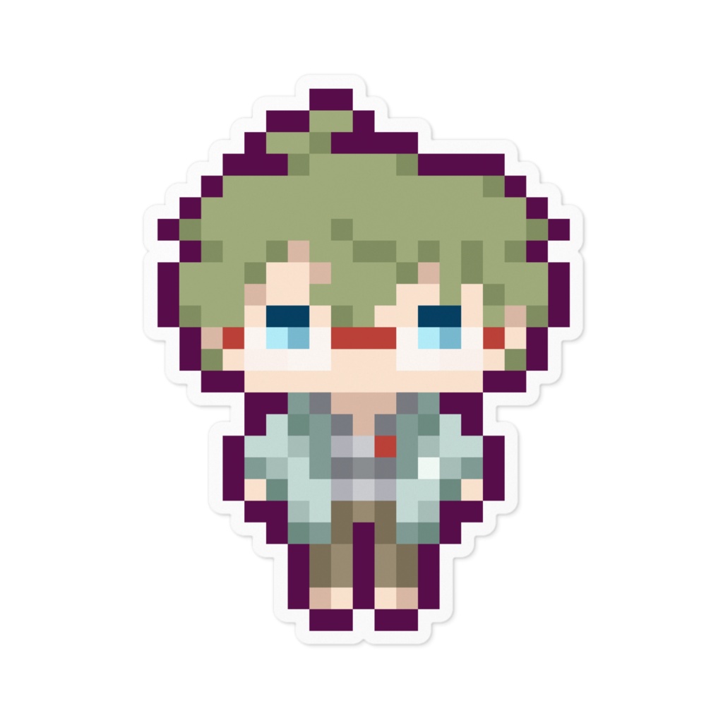 ステッカー　ルーク/ドット絵