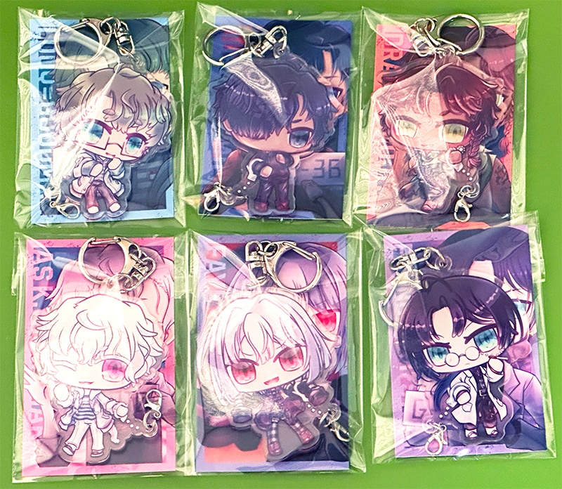 手錠つなぎアクリルキーホルダー