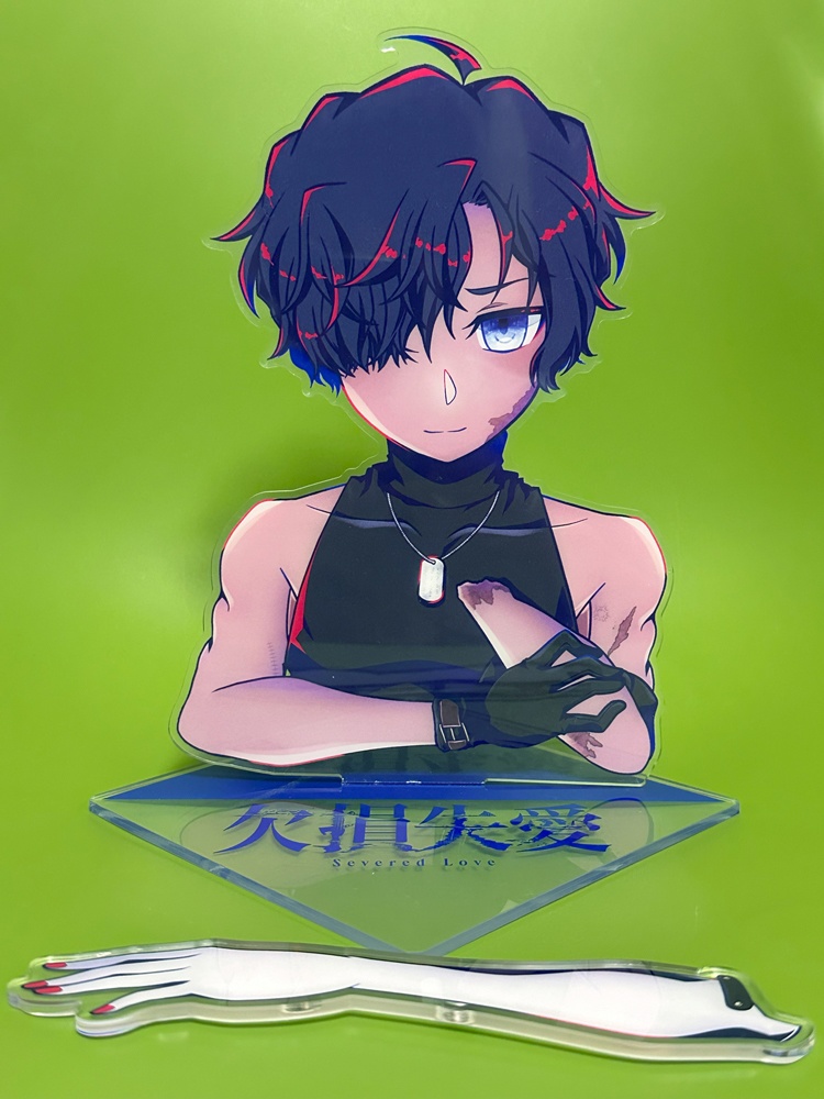 「義手が外せる」超特大マグネットアクスタ