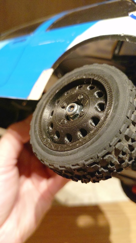 タミヤRC Mシャーシ向け鉄チン風ホイール