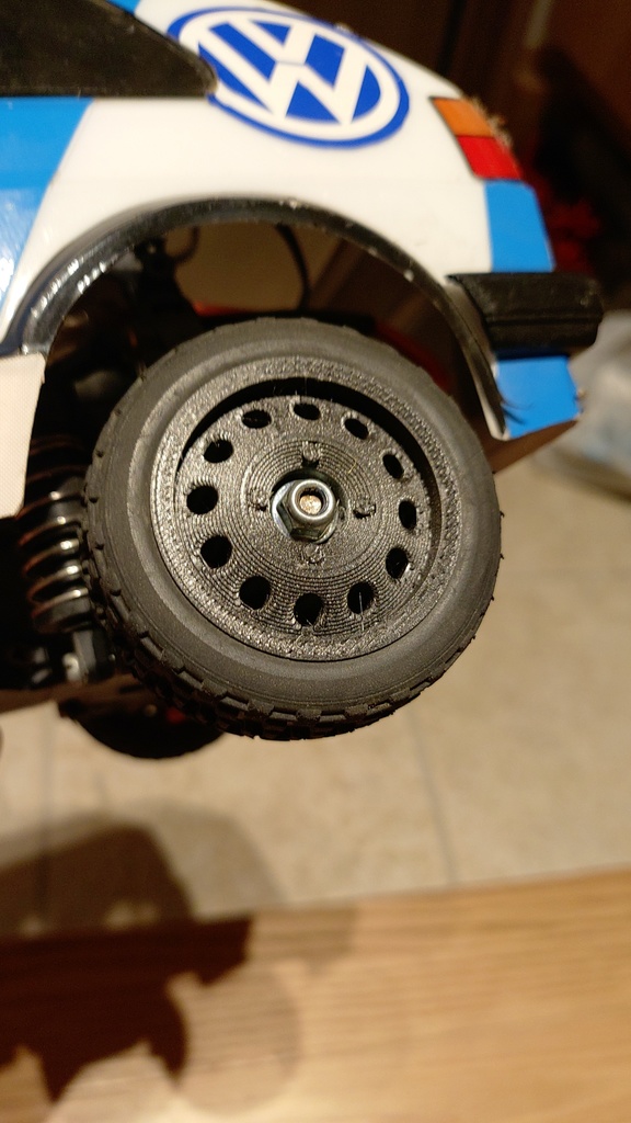 タミヤRC　Mシャーシ向け鉄チン風ホイール