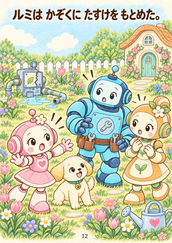 絵本 「ルミと小さな芽」 24ページ 無料配布中