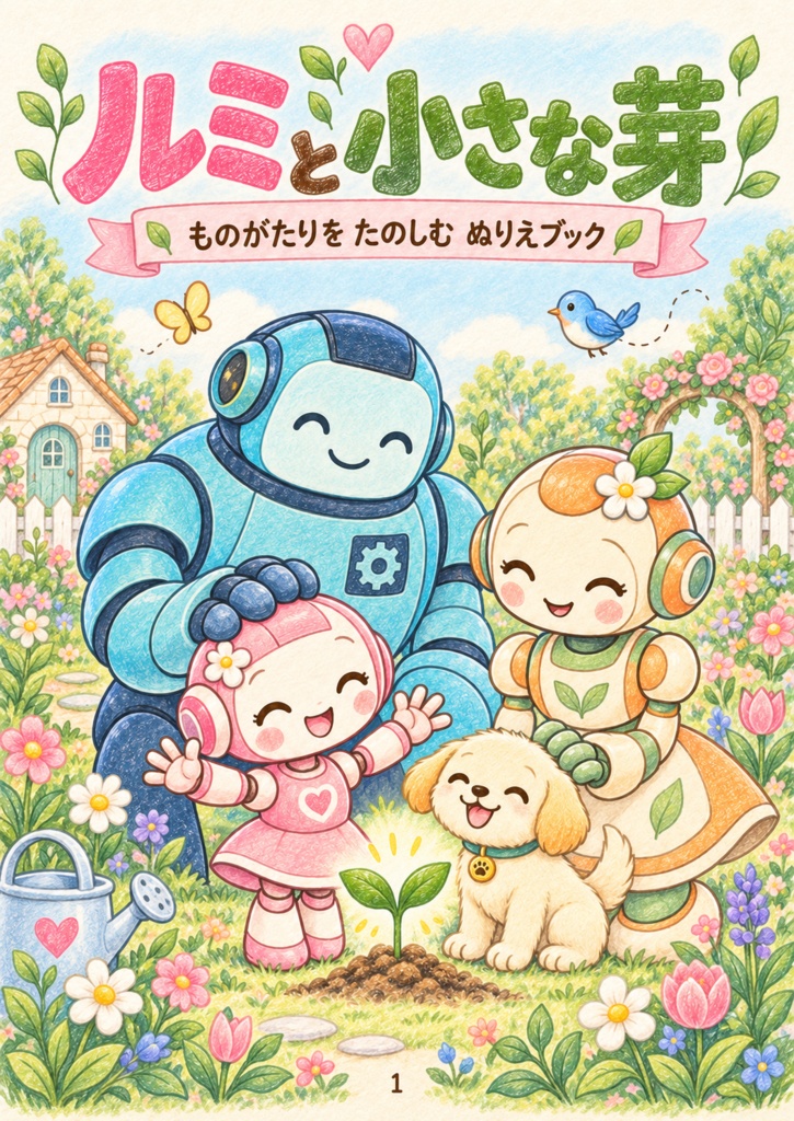 絵本　「ルミと小さな芽」　24ページ　無料配布中