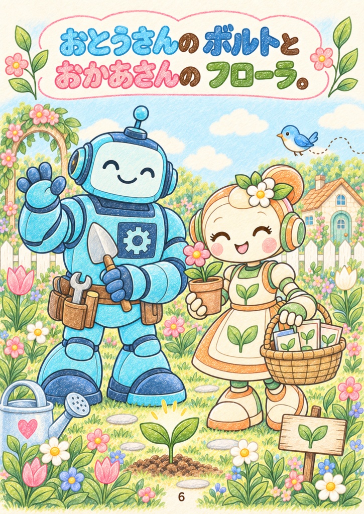 絵本 「ルミと小さな芽」 24ページ 無料配布中