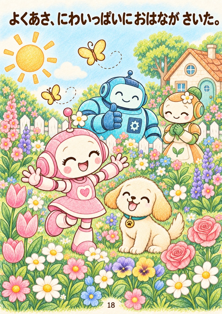 絵本 「ルミと小さな芽」 24ページ 無料配布中