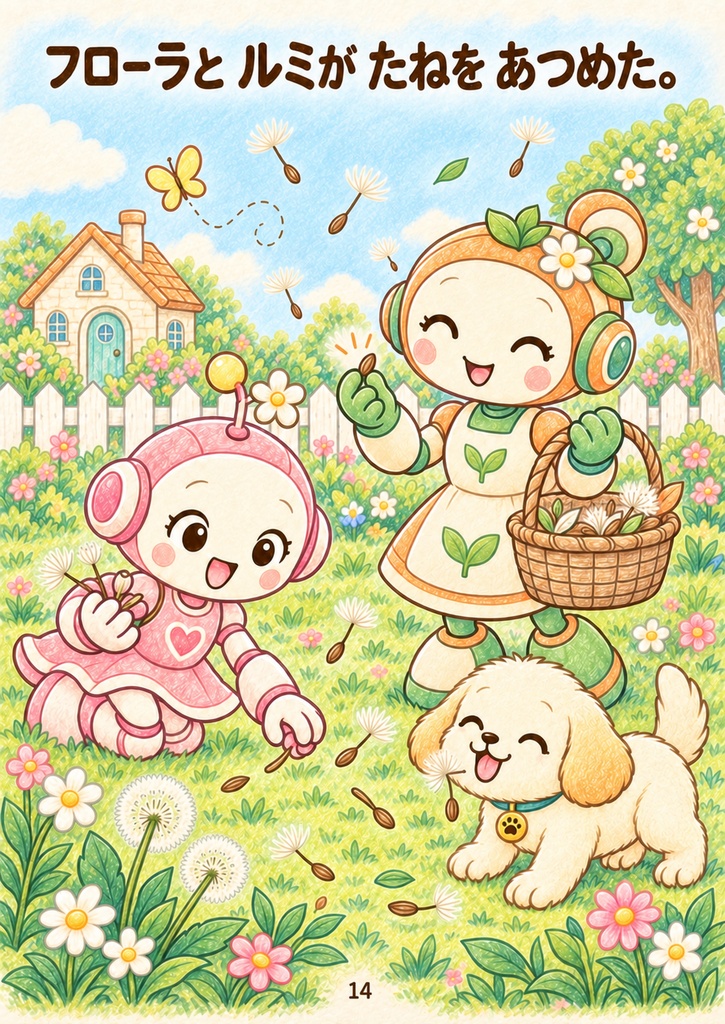 絵本 「ルミと小さな芽」 24ページ 無料配布中