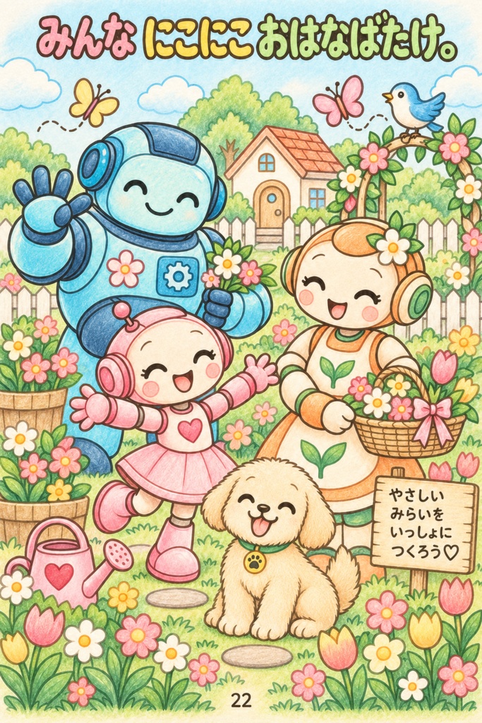 絵本 「ルミと小さな芽」 24ページ 無料配布中