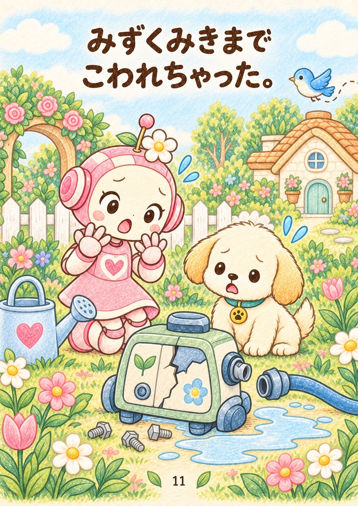 絵本 「ルミと小さな芽」 24ページ 無料配布中