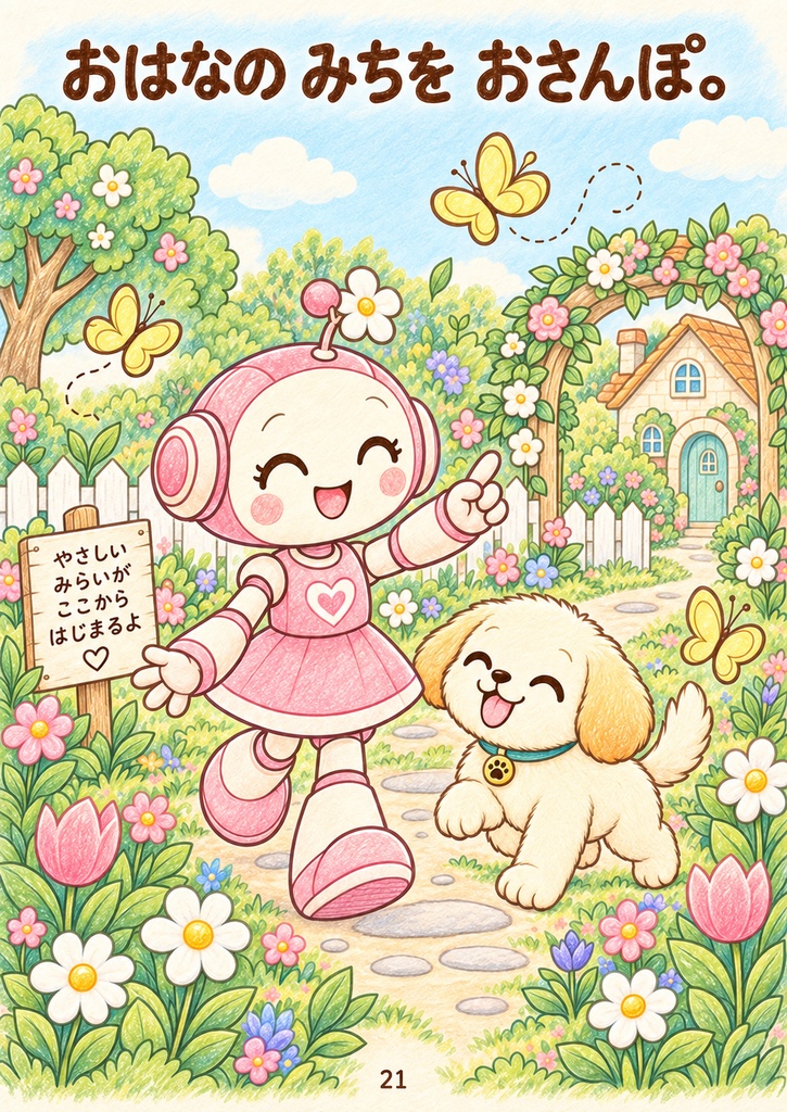 絵本 「ルミと小さな芽」 24ページ 無料配布中