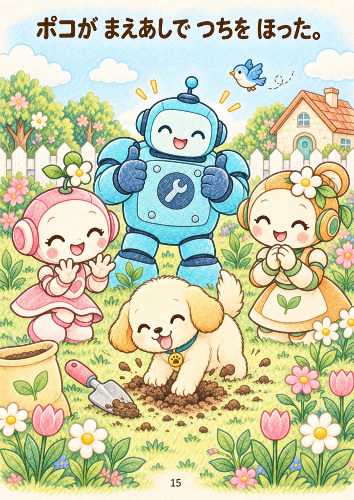 絵本 「ルミと小さな芽」 24ページ 無料配布中