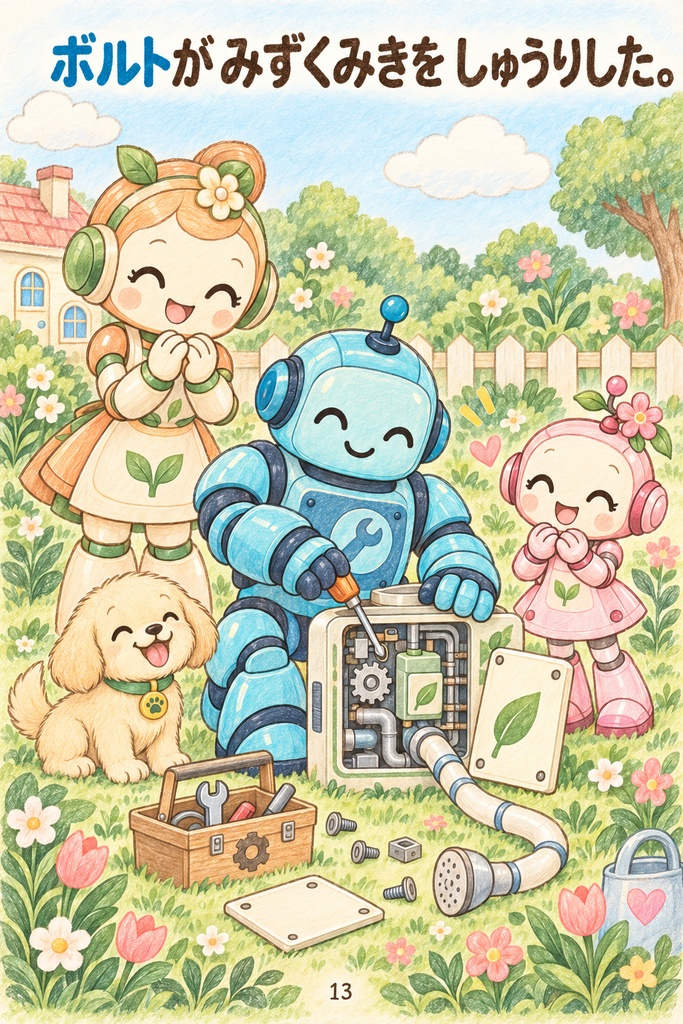 絵本 「ルミと小さな芽」 24ページ 無料配布中