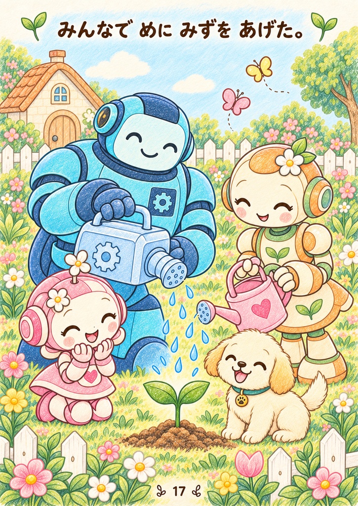 絵本 「ルミと小さな芽」 24ページ 無料配布中