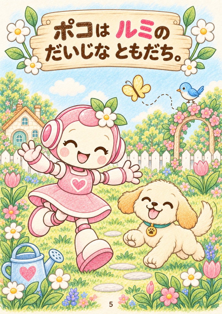 絵本 「ルミと小さな芽」 24ページ 無料配布中