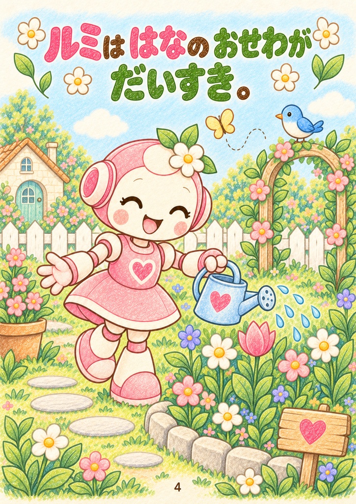 絵本 「ルミと小さな芽」 24ページ 無料配布中