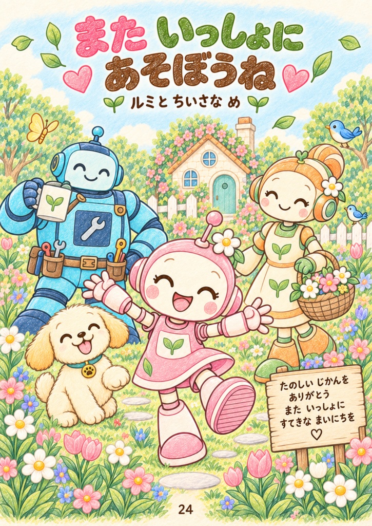 絵本 「ルミと小さな芽」 24ページ 無料配布中