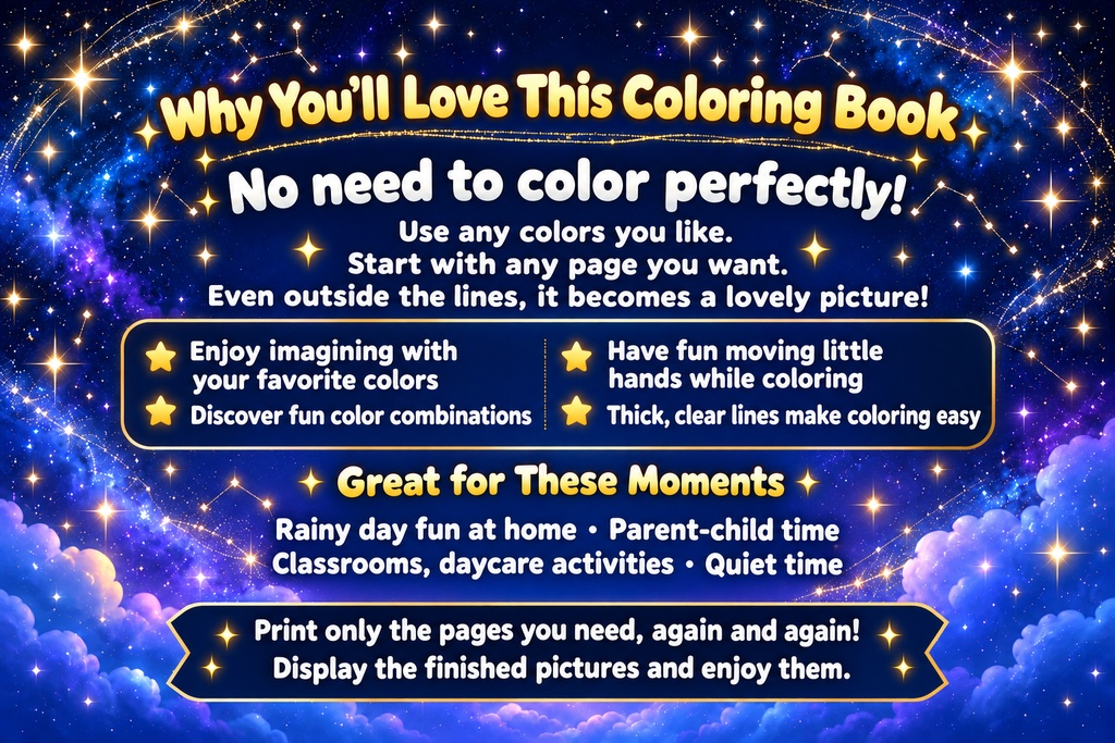 Mina and the Lost Moon | Printable Coloring Set for Kids