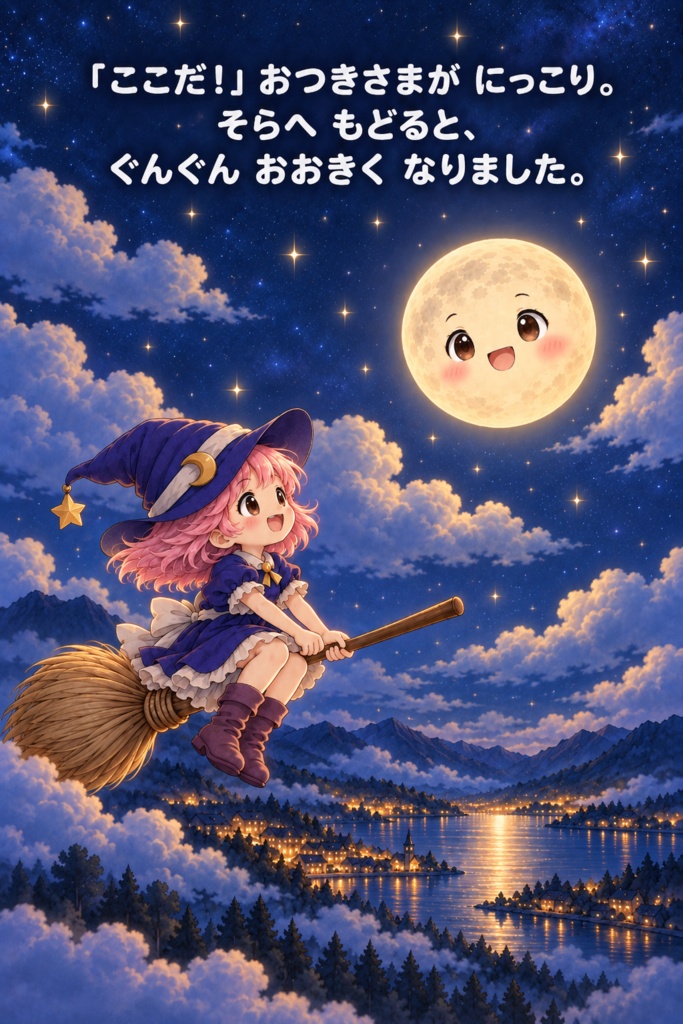 絵本 「ミーナとなくしたおつきさま」 20ページ 無料配布中