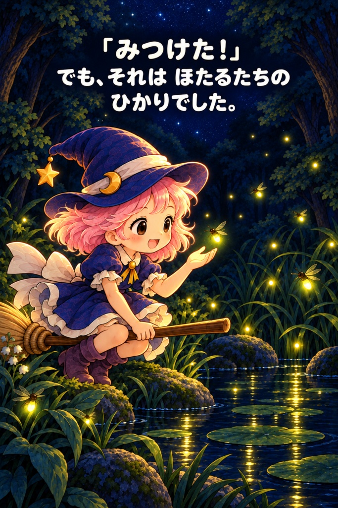 絵本 「ミーナとなくしたおつきさま」 20ページ 無料配布中