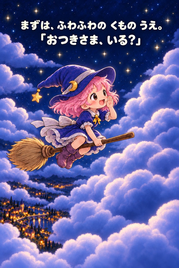 絵本 「ミーナとなくしたおつきさま」 20ページ 無料配布中