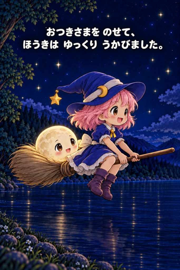 絵本 「ミーナとなくしたおつきさま」 20ページ 無料配布中