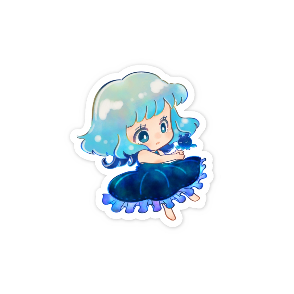 くらげちゃんステッカー