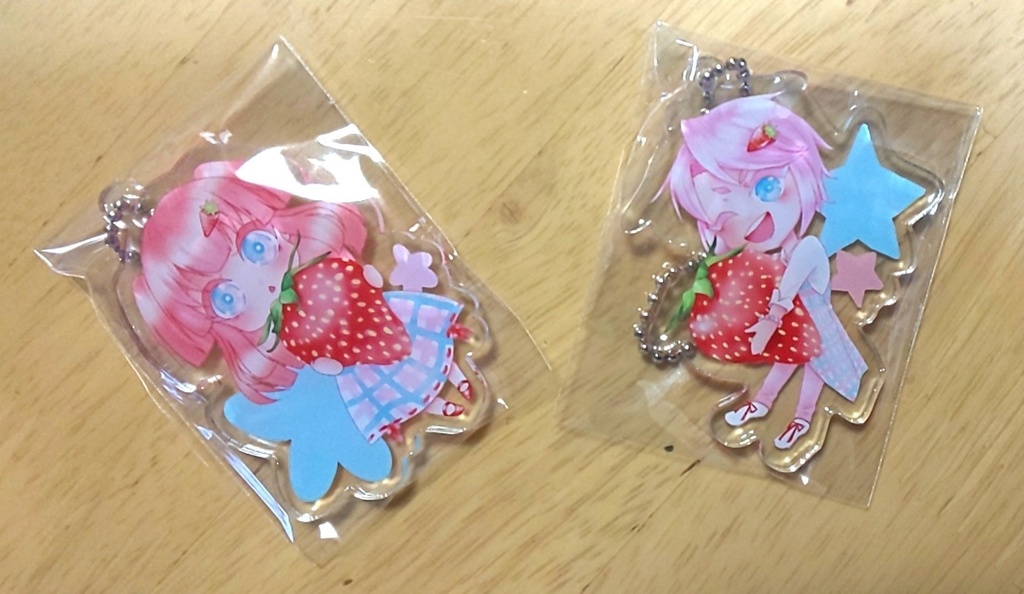 いちご兄妹🍓アクリルキーホルダー