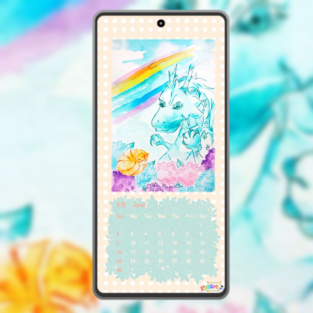 ポストカード原画『晴れ間のひととき』