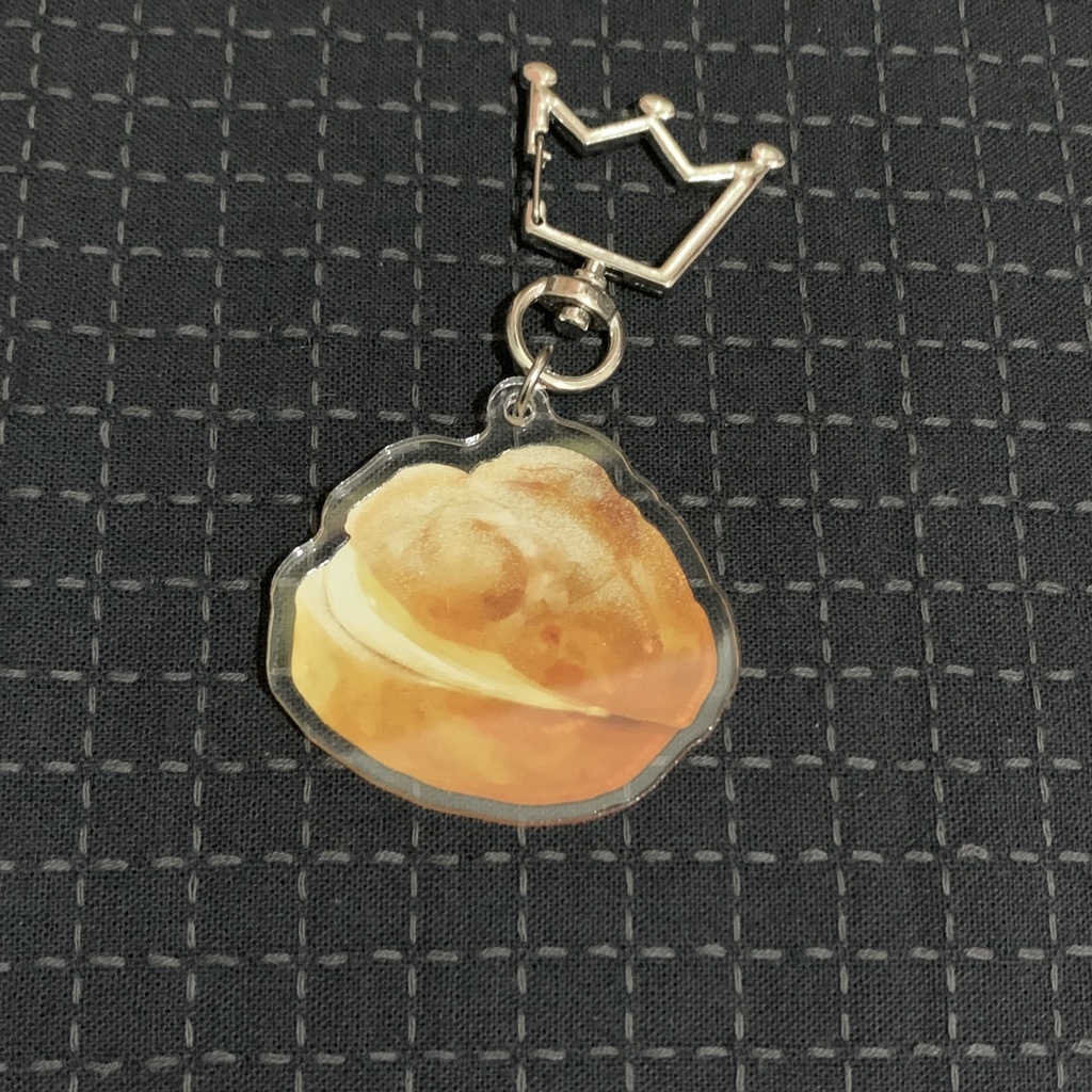 シュークリームアクリルキーホルダー