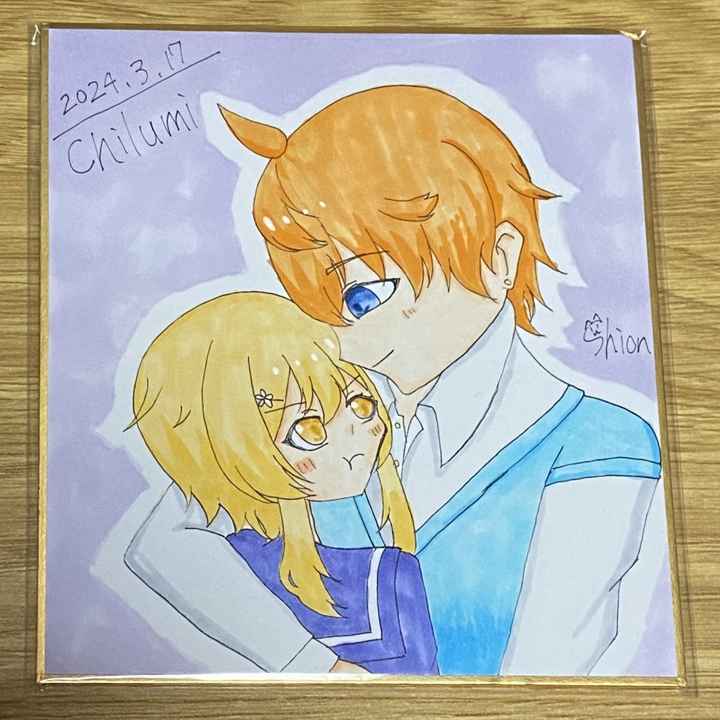 タル蛍ミニ色紙