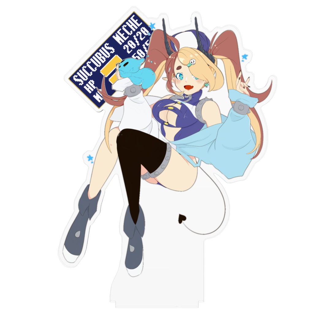 スーパーサキュバスめちぇ・アクリルフィギュア
