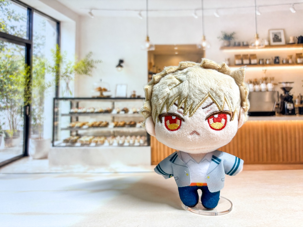 【ぬまぴく】 カフェ|ねんどろいど・1/12フィギュア対応 ミニチュア背景(A3背景+A3床)