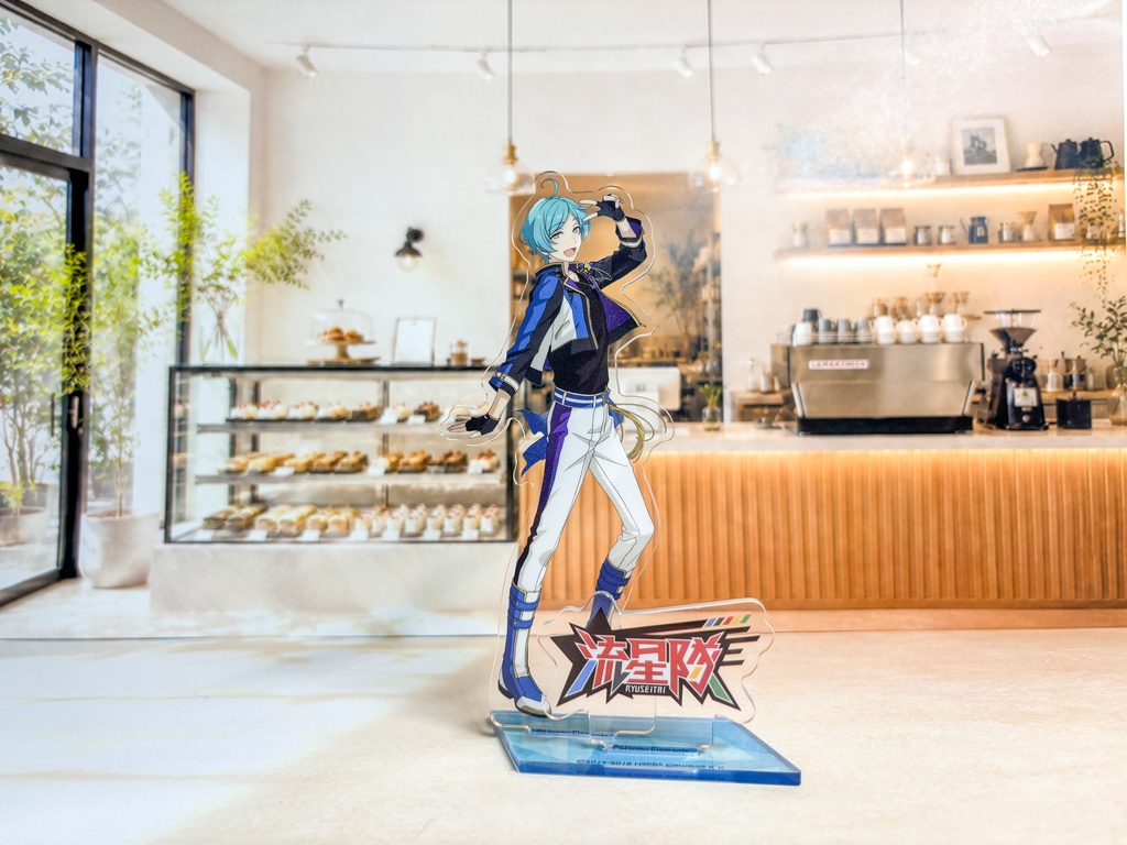【ぬまぴく】 カフェ|ねんどろいど・1/12フィギュア対応 ミニチュア背景(A3背景+A3床)